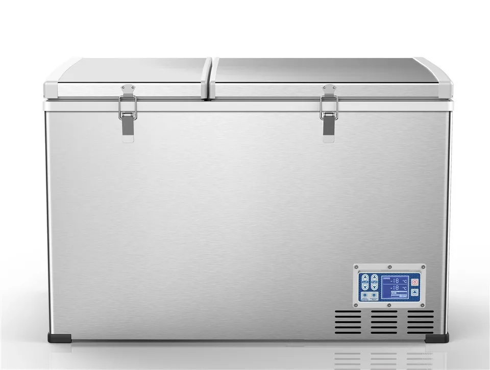 80L\/100L\/125L चेस्ट फ्रिज डबल डोर